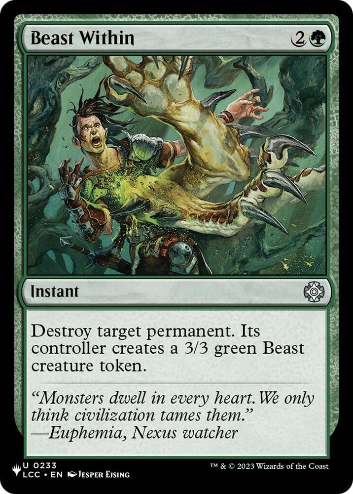 Beast Within (LCC) [The List Reprints] 233