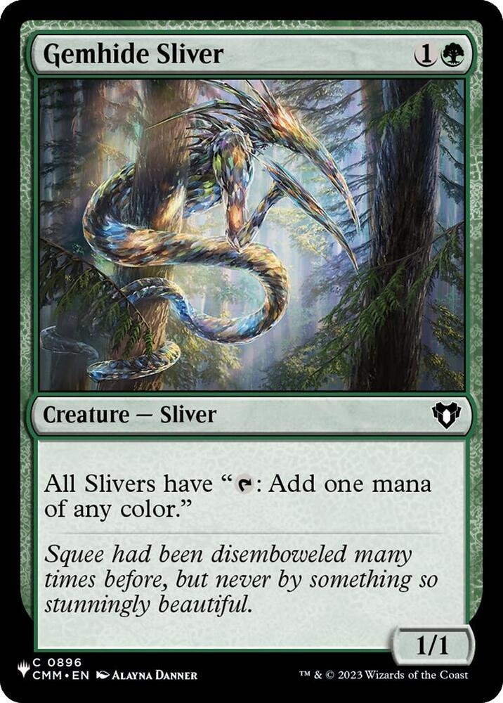 Gemhide Sliver (CMM) [The List Reprints] 896