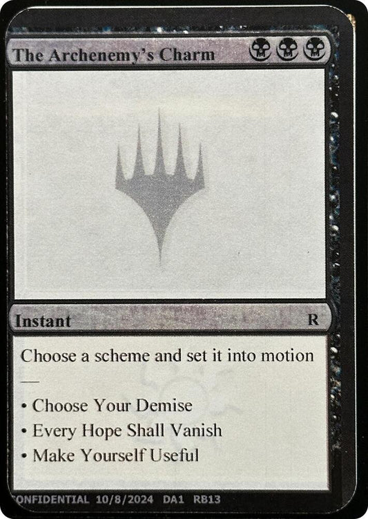 The Archenemy's Charm [Un-Known Event Playtest Cards]