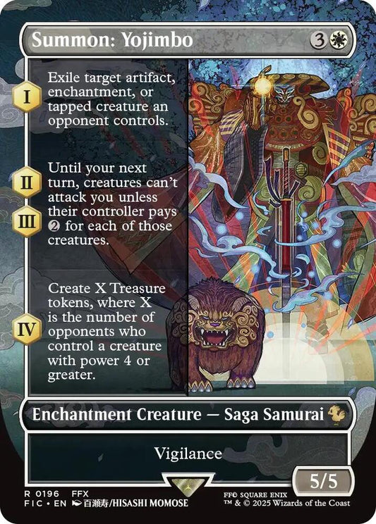 Summon: Yojimbo (Borderless) [Commander: FINAL FANTASY] 196