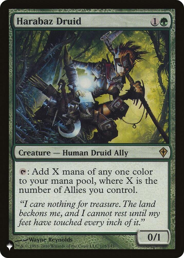 Harabaz Druid [The List Reprints] 105/145