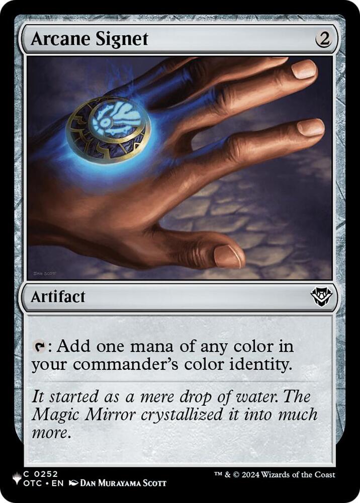 Arcane Signet (OTC) [The List Reprints] 252