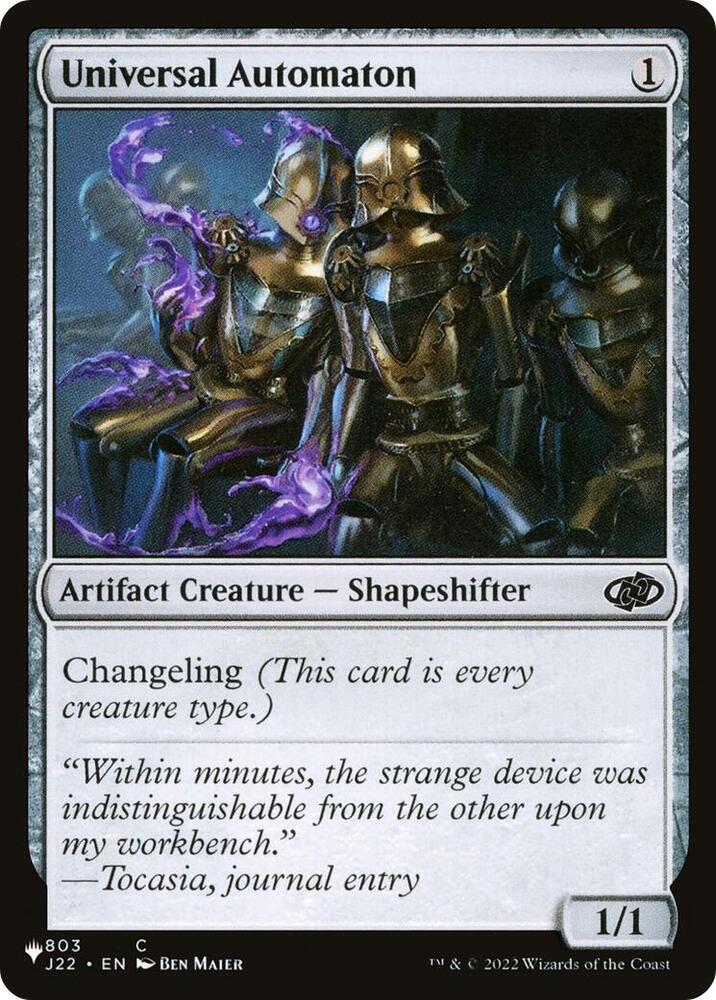 Universal Automaton (J22) [The List Reprints] 803