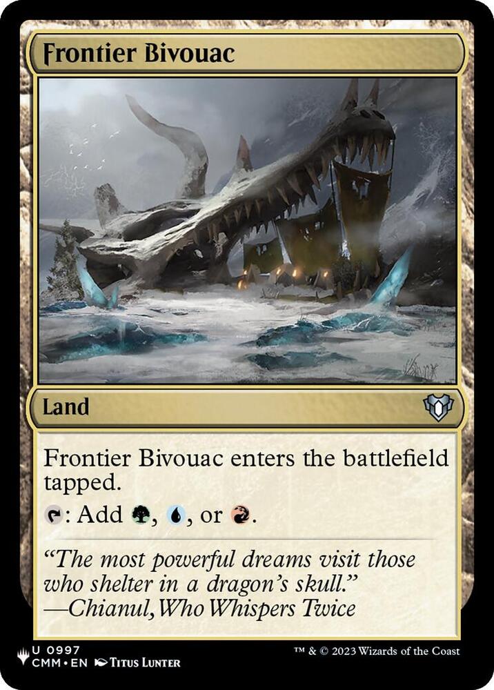 Frontier Bivouac (CMM) [The List Reprints] 997
