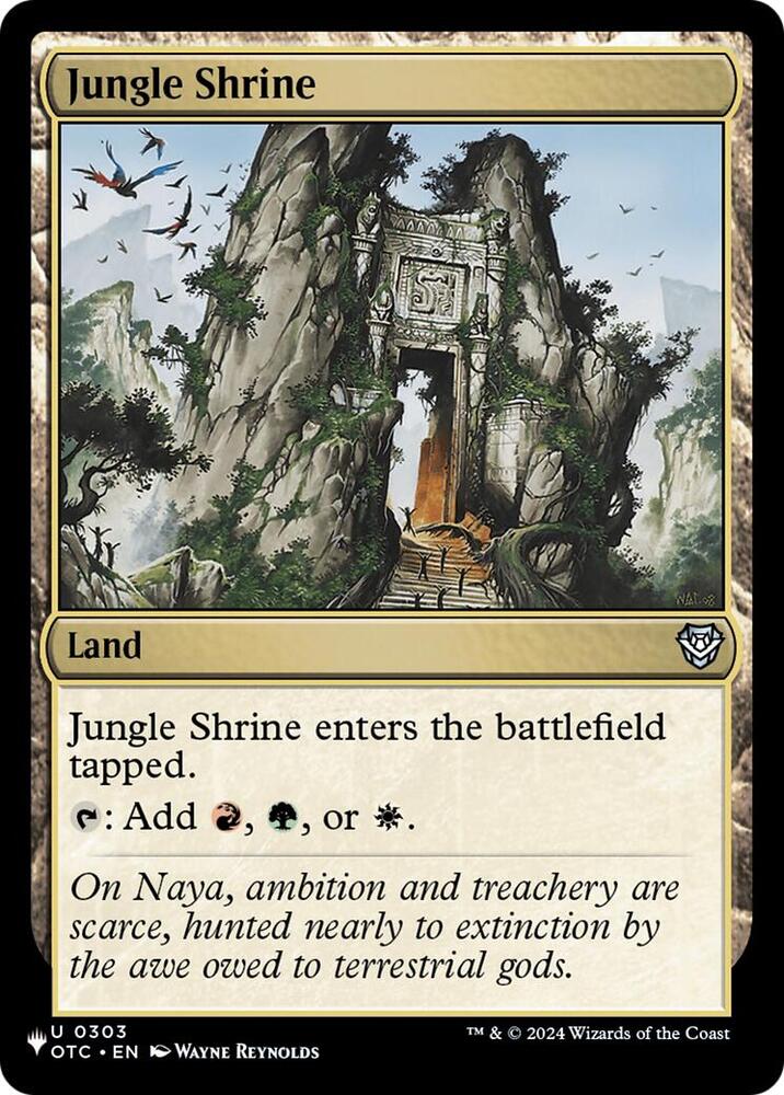 Jungle Shrine (OTC) [The List Reprints] 303