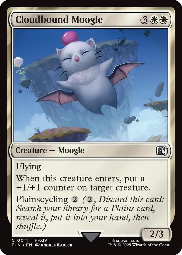 Cloudbound Moogle [FINAL FANTASY] 11