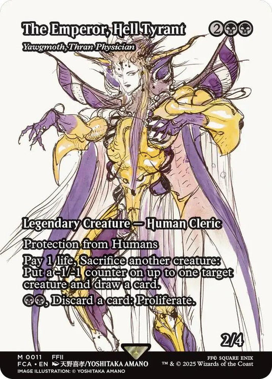 The Emperor, Hell Tyrant - Yawgmoth, Thran Physician (Showcase) [FINAL FANTASY: Through the Ages] 11