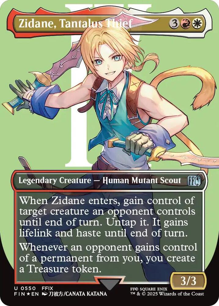 Zidane, Tantalus Thief (Borderless) (Surge Foil) [FINAL FANTASY] 550