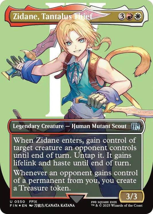 Zidane, Tantalus Thief (Borderless) (Surge Foil) [FINAL FANTASY] 550