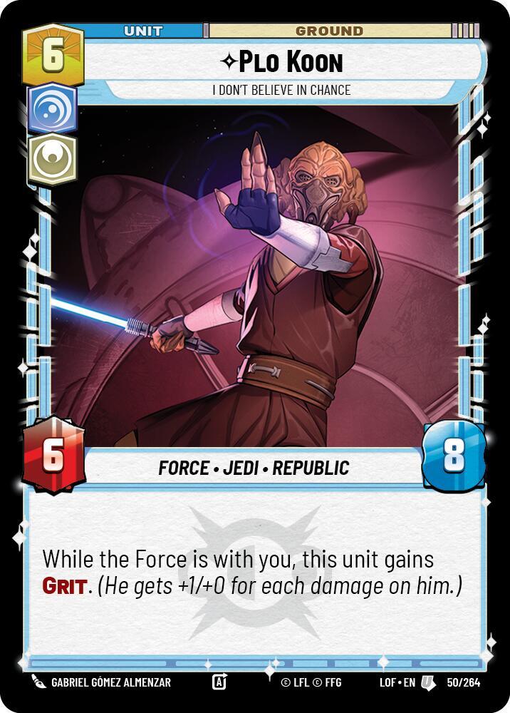 Plo Koon - I Don't Believe in Chance [Legends of the Force] 050/264