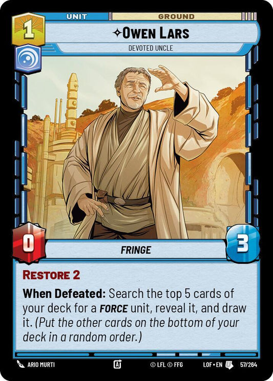Owen Lars - Devoted Uncle [Legends of the Force] 057/264