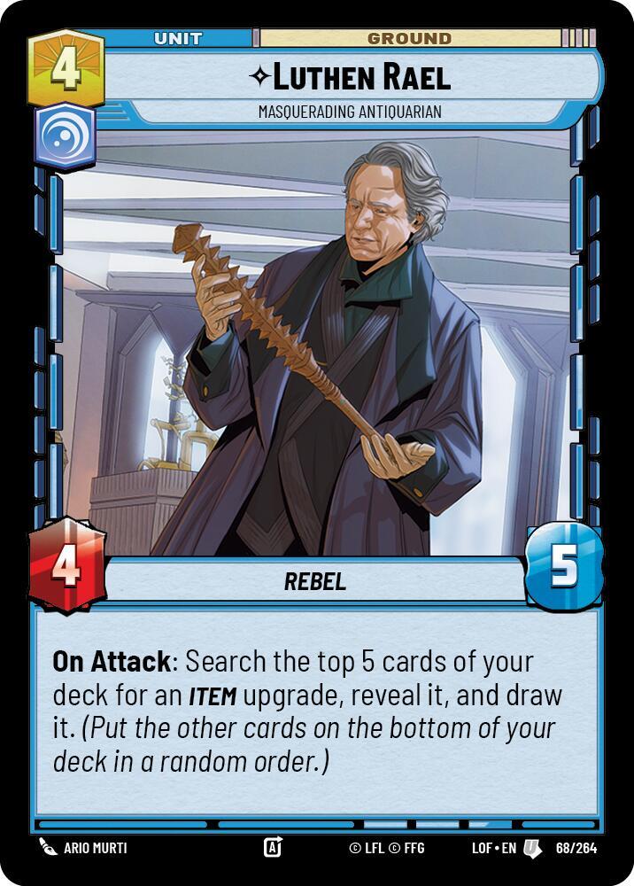 Luthen Rael - Masquerading Antiquarian [Legends of the Force] 068/264