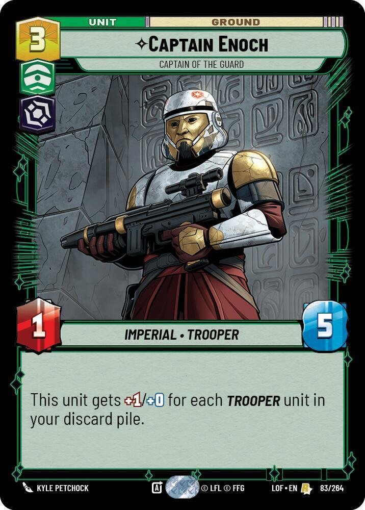 Captain Enoch - Captain of the Guard [Legends of the Force] 083/264