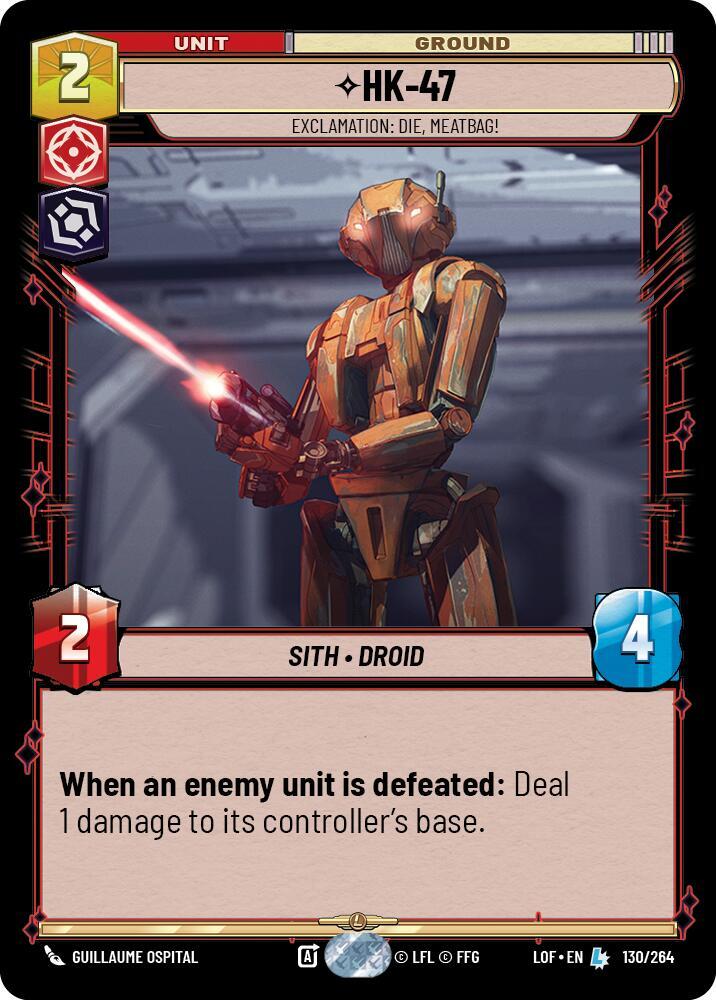 HK-47 - Exclamation: Die, Meatbag! [Legends of the Force] 130/264