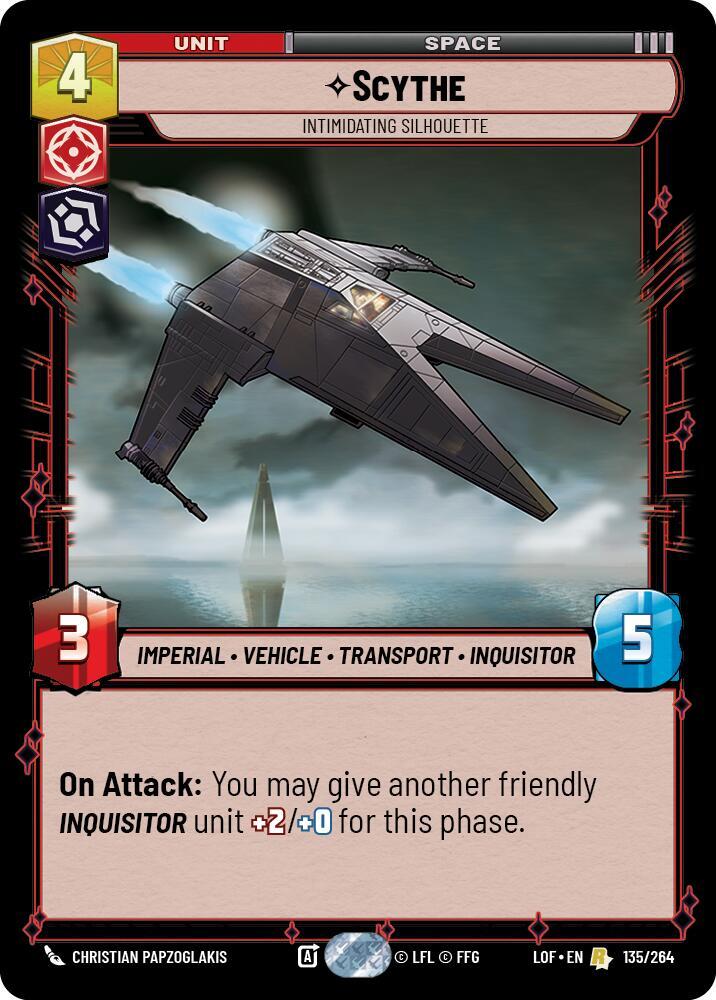 Scythe - Intimidating Silhouette [Legends of the Force] 135/264