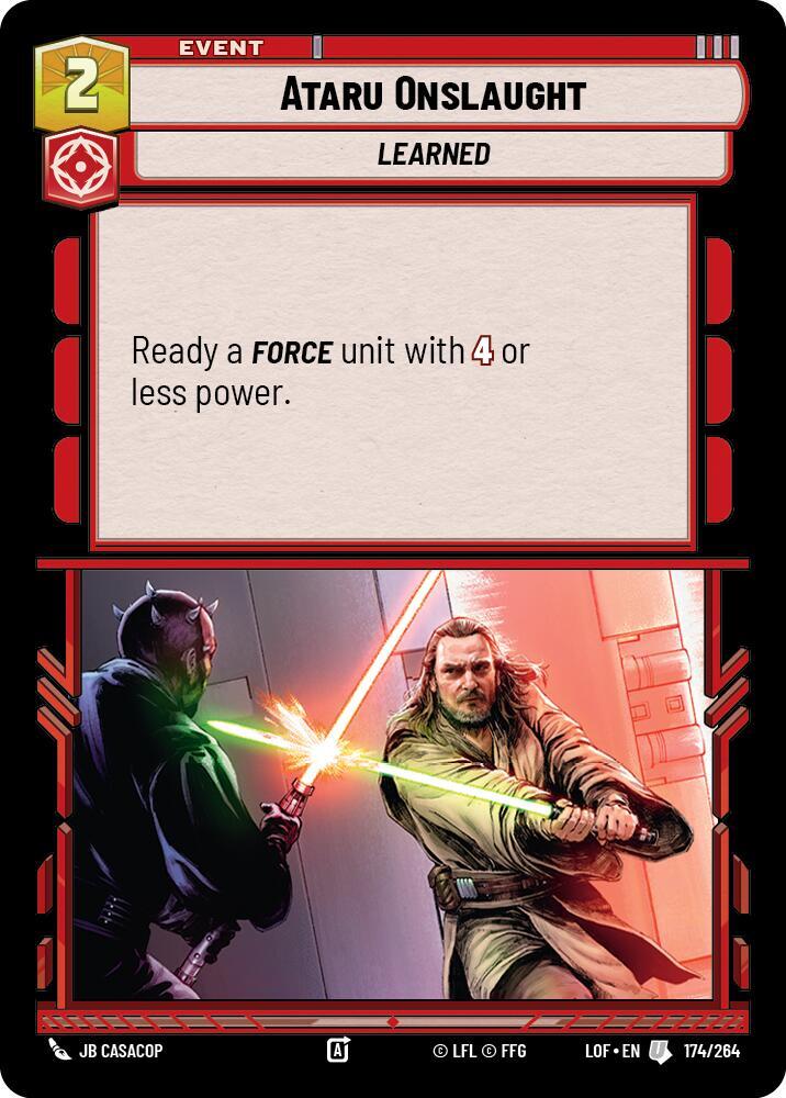 Ataru Onslaught [Legends of the Force] 174/264