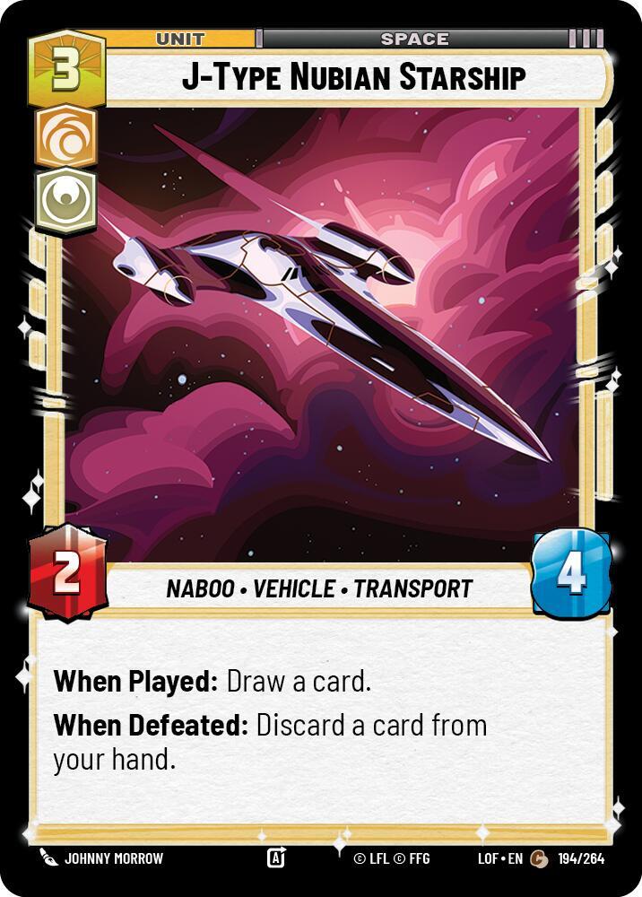 J-Type Nubian Starship [Legends of the Force] 194/264