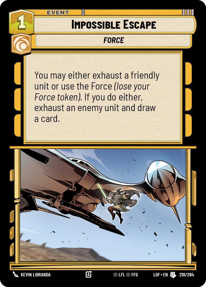 Impossible Escape [Legends of the Force] 218/264
