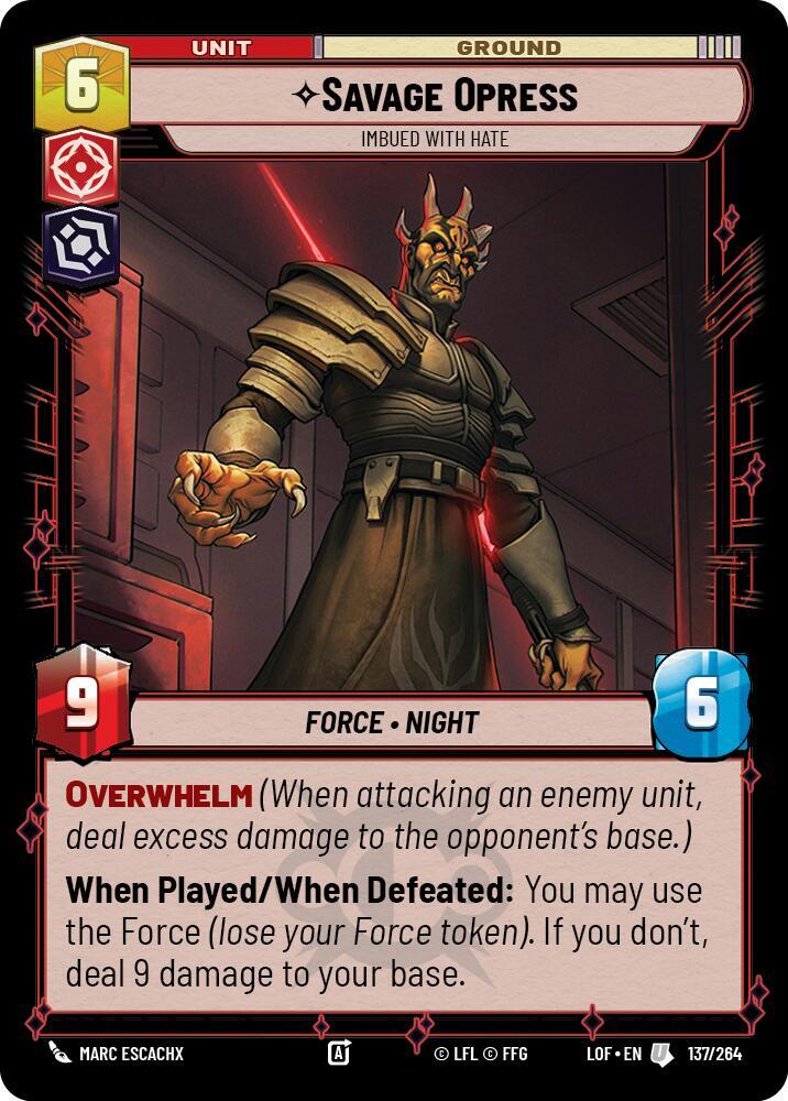 Savage Opress - Imbued With Hate [Legends of the Force] 137/264