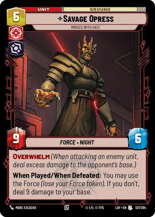 Savage Opress - Imbued With Hate [Legends of the Force] 137/264