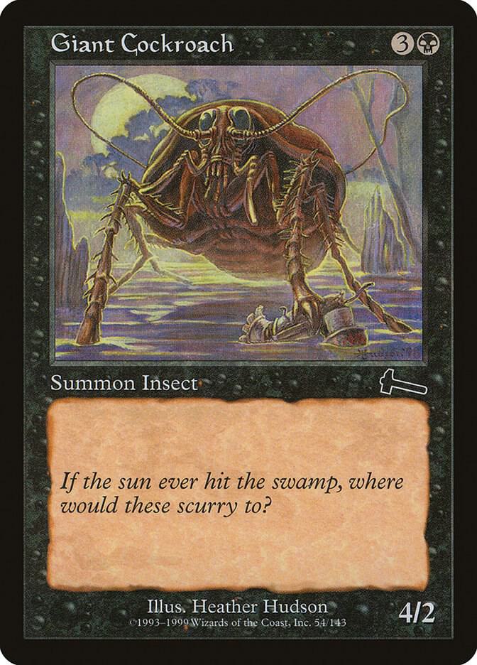 Giant Cockroach [Urza's Legacy] 54