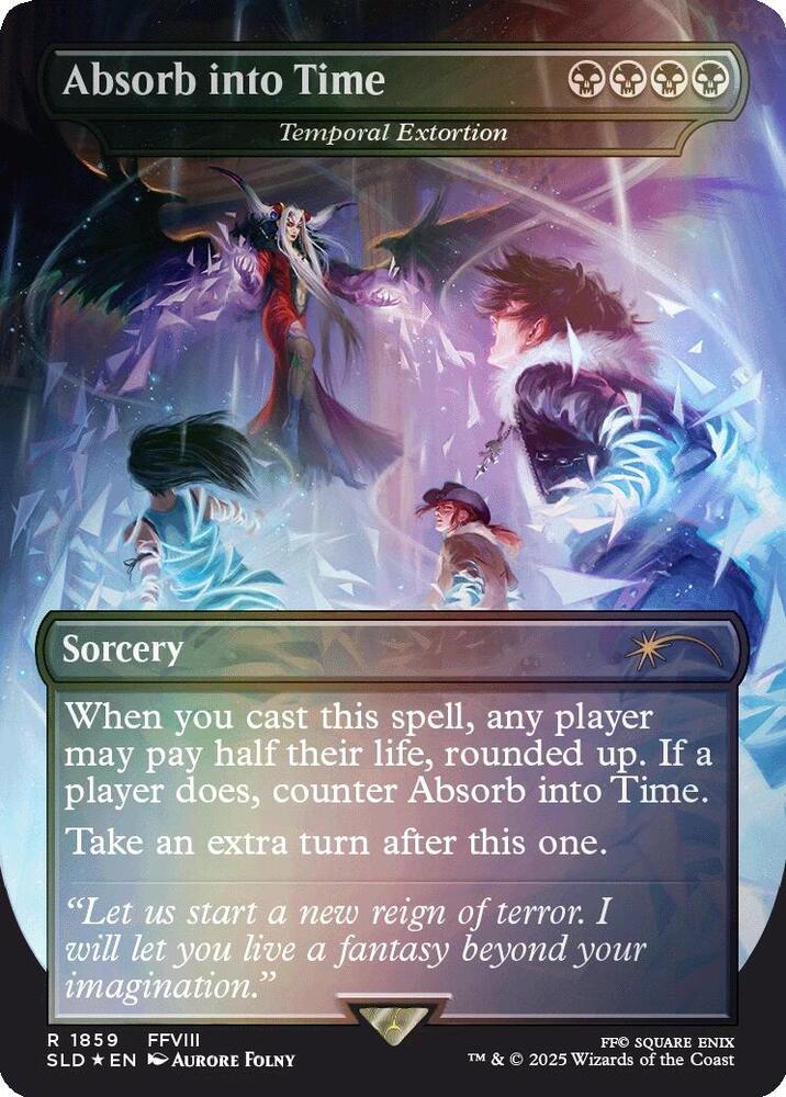 Absorb into Time - Temporal Extortion (Rainbow Foil) [Secret Lair Drop Series] 1859