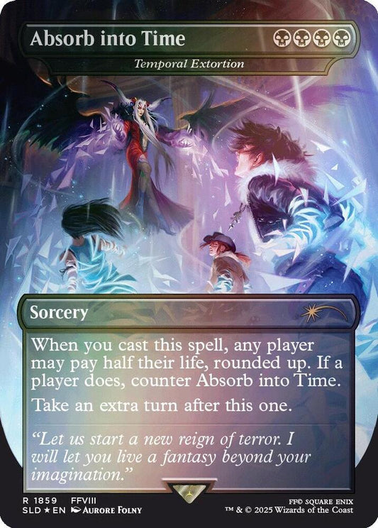 Absorb into Time - Temporal Extortion (Rainbow Foil) [Secret Lair Drop Series] 1859