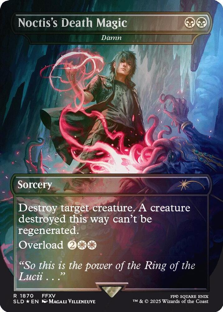 Noctis's Death Magic - Damn (Rainbow Foil) [Secret Lair Drop Series] 1870