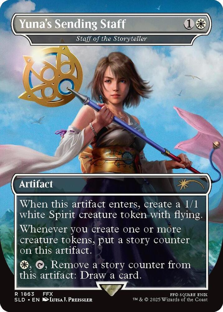Yuna's Sending Staff - Staff of the Storyteller [Secret Lair Drop Series] 1863