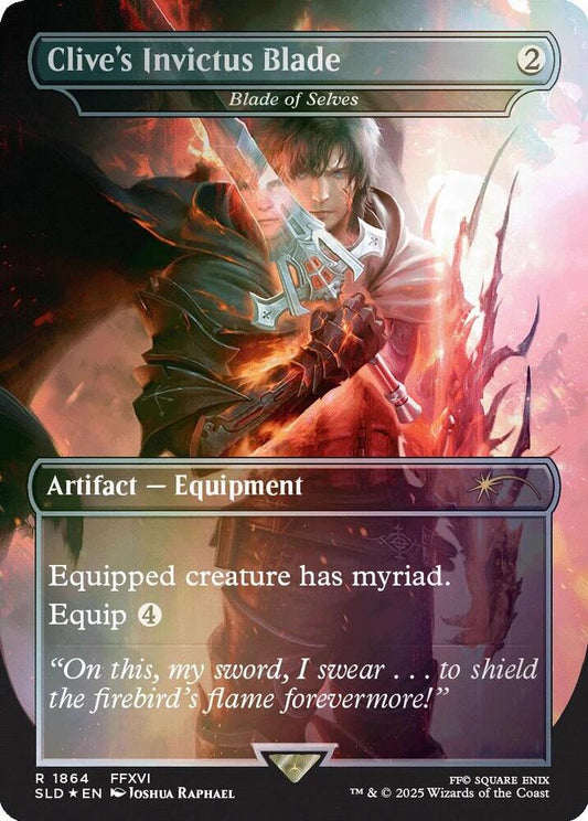 Clive's Invictus Blade - Blade of Selves (Rainbow Foil) [Secret Lair Drop Series] 1864