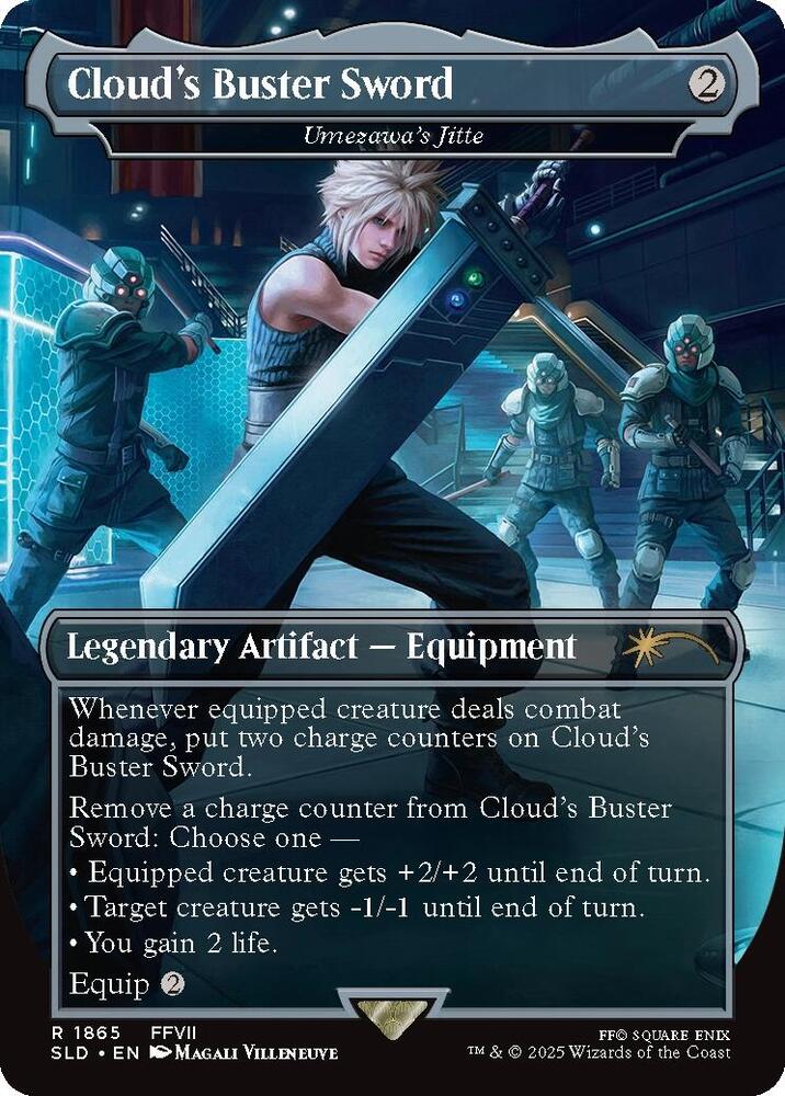 Cloud's Buster Sword - Umezawa's Jitte [Secret Lair Drop Series] 1865