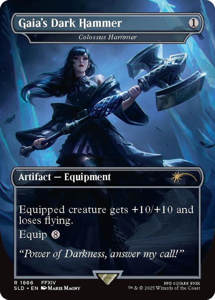 Gaia's Dark Hammer - Colossus Hammer [Secret Lair Drop Series] 1866