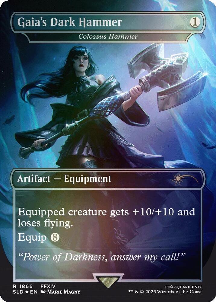 Gaia's Dark Hammer - Colossus Hammer (Rainbow Foil) [Secret Lair Drop Series] 1866