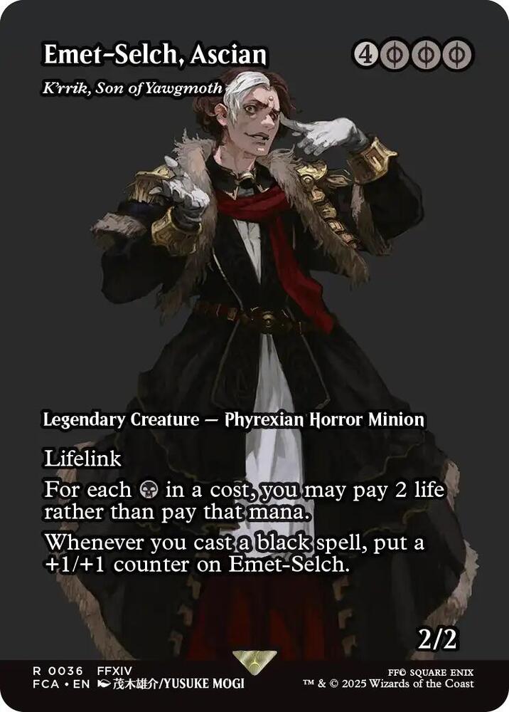 Emet-Selch, Ascian - K'rrik, Son of Yawgmoth (Showcase) [FINAL FANTASY: Through the Ages] 36