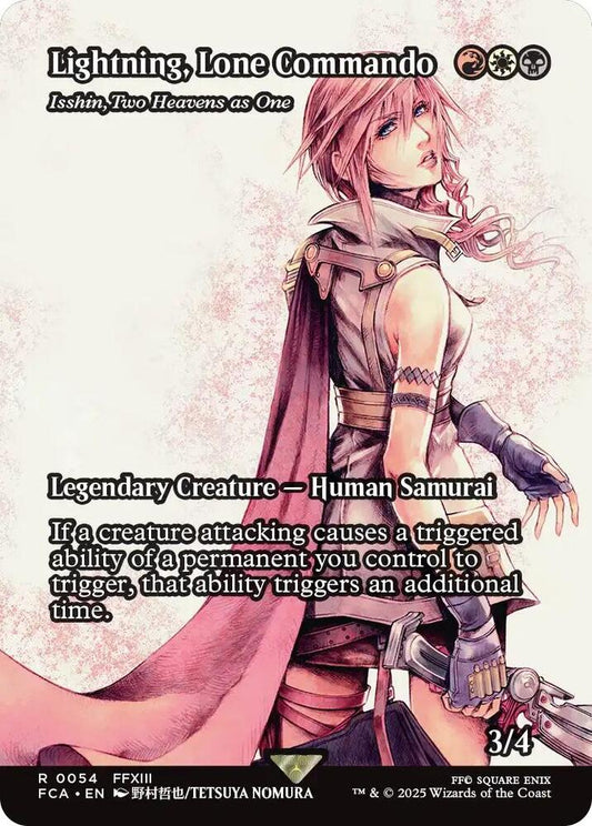 Lightning, Lone Commando - Isshin, Two Heavens as One (Showcase) [FINAL FANTASY: Through the Ages] 54