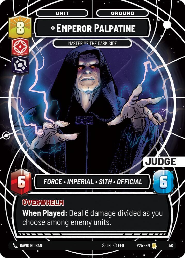 Emperor Palpatine - Master of the Dark Side [Judge Promos] 58