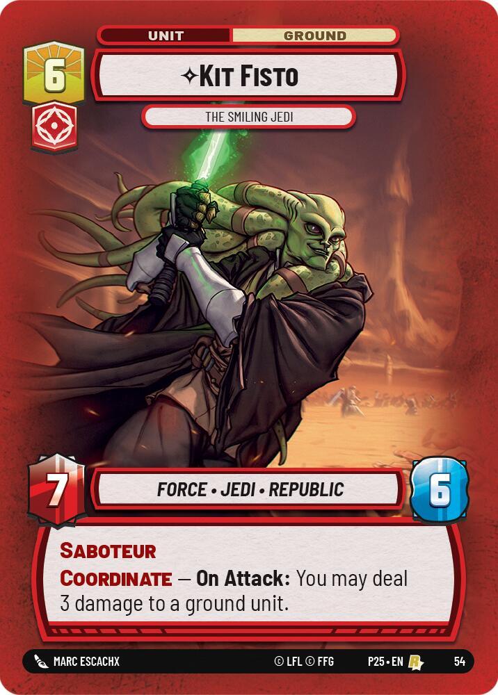 Kit Fisto - The Smiling Jedi [Organized Play Promos] 54