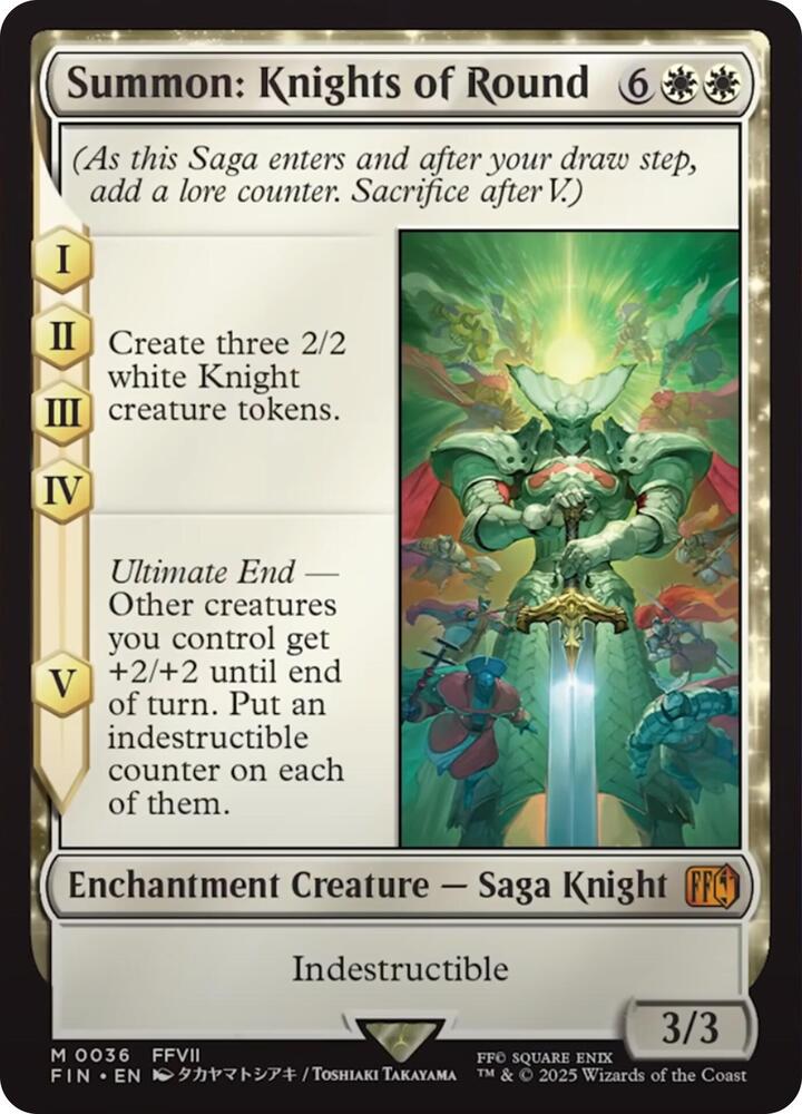Summon: Knights of Round [FINAL FANTASY] 36