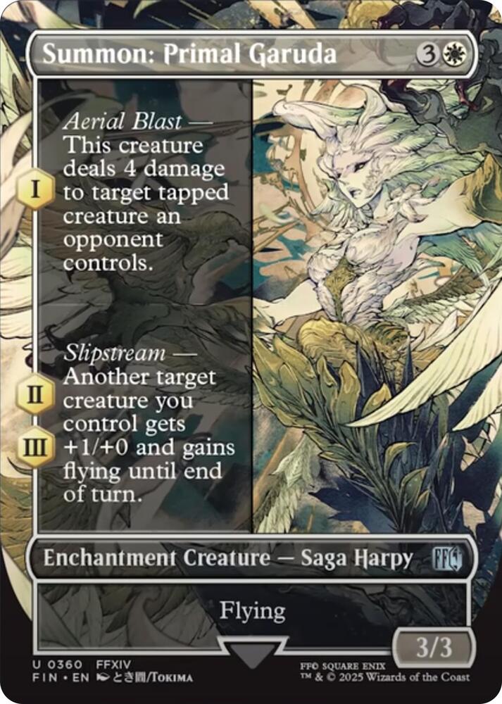 Summon: Primal Garuda (Borderless) [FINAL FANTASY] 360