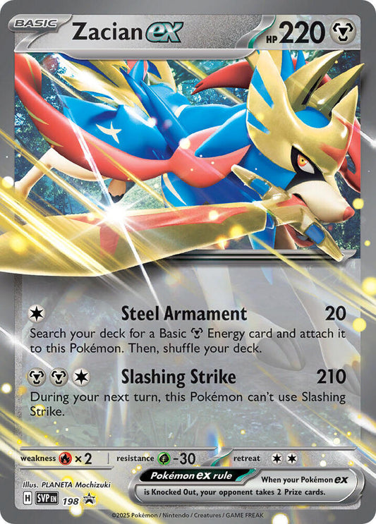 Zacian ex - 198 [SV: Scarlet & Violet Promo Cards] 198