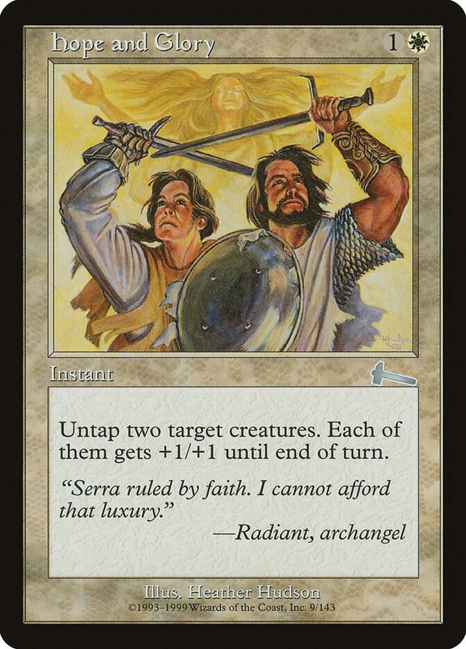 Hope and Glory [Urza's Legacy] 9