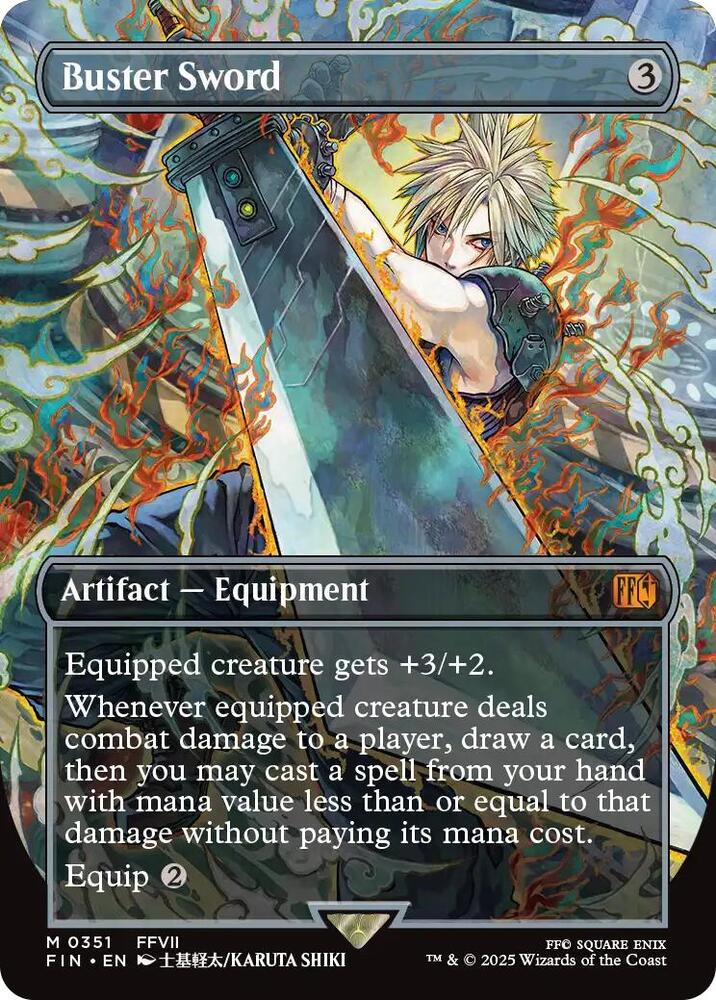 Buster Sword (Borderless) [FINAL FANTASY] 351