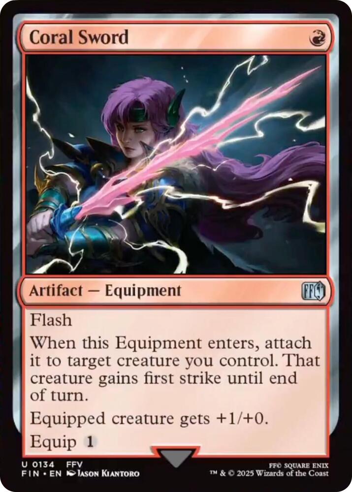 Coral Sword [FINAL FANTASY] 134