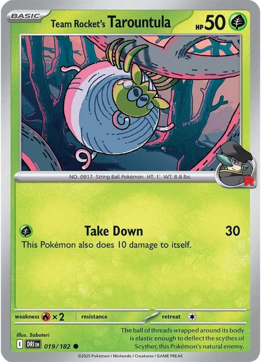 Team Rocket's Tarountula [SV10: Destined Rivals] 019/182