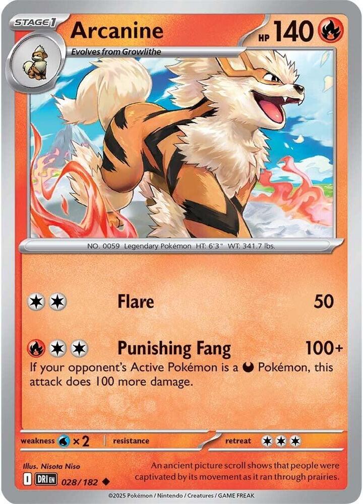 Arcanine [SV10: Destined Rivals] 028/182