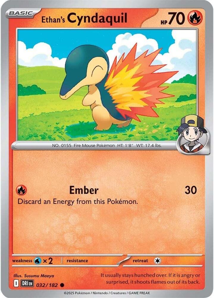 Ethan's Cyndaquil [SV10: Destined Rivals] 032/182