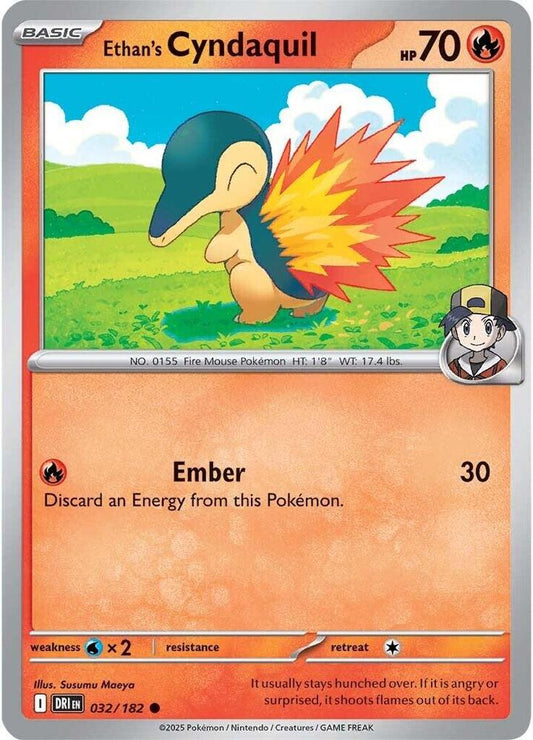Ethan's Cyndaquil [SV10: Destined Rivals] 032/182