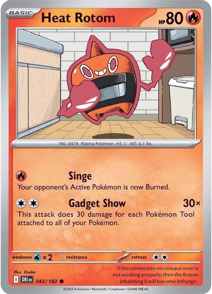 Heat Rotom [SV10: Destined Rivals] 043/182