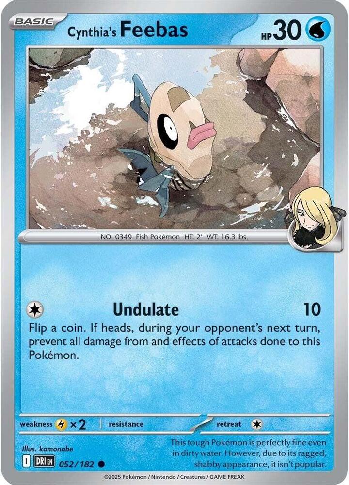 Cynthia's Feebas [SV10: Destined Rivals] 052/182