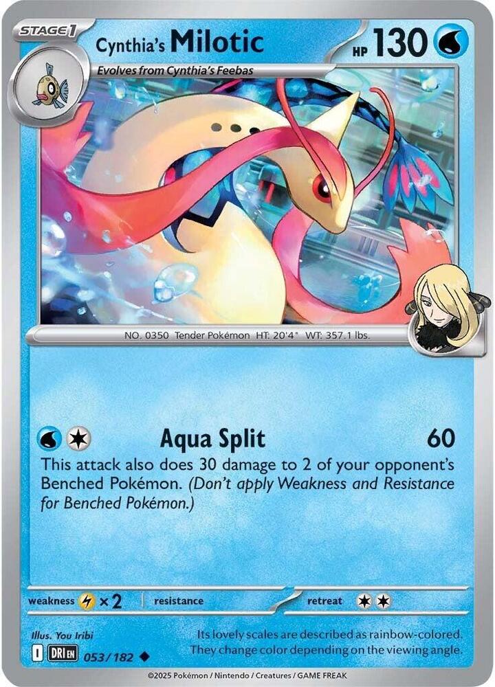 Cynthia's Milotic [SV10: Destined Rivals] 053/182